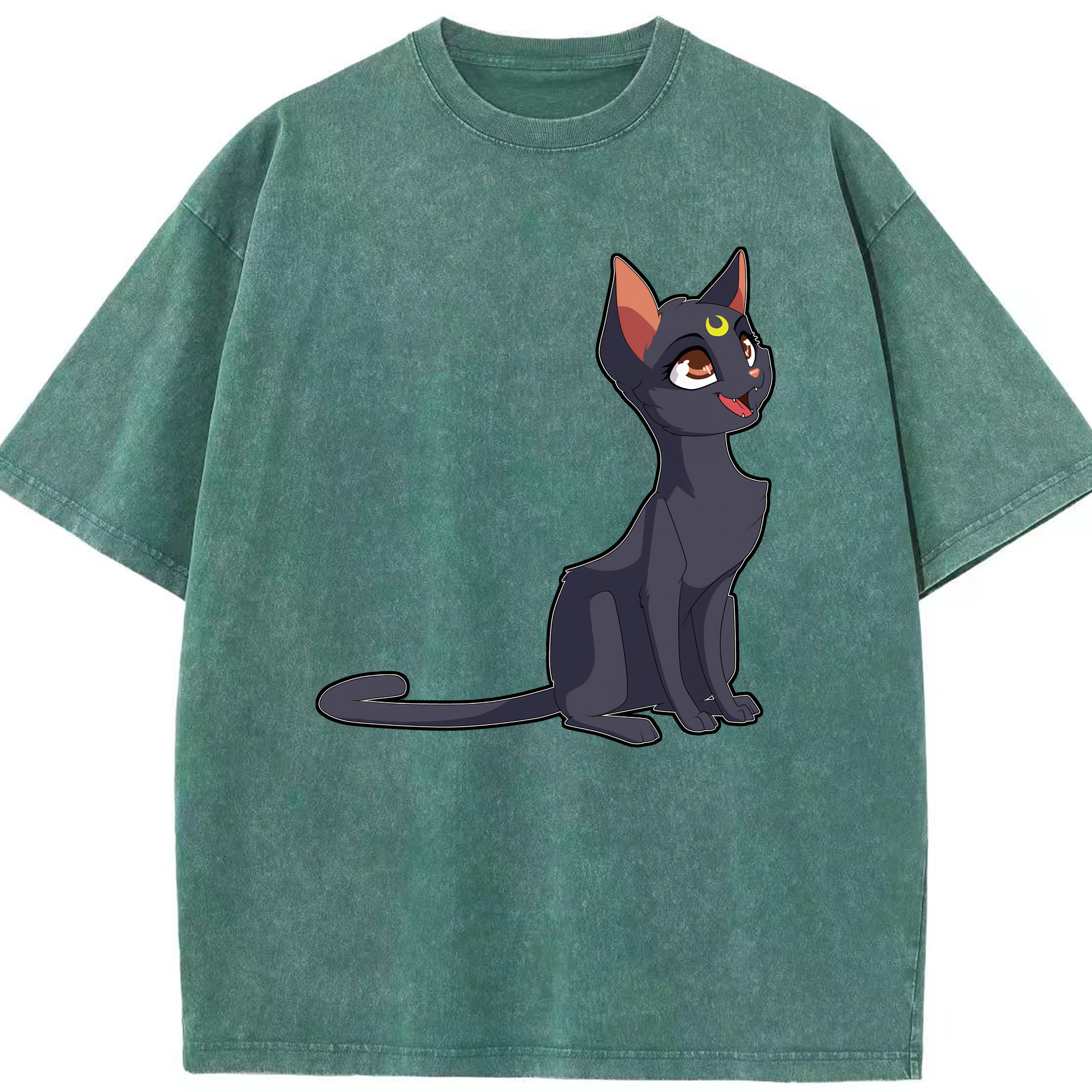 （画像用） 美少女戦士セーラームーン Sailor Moon 綿100% ヴィンテージ風 半袖Tシャツ（フロントプリント）
